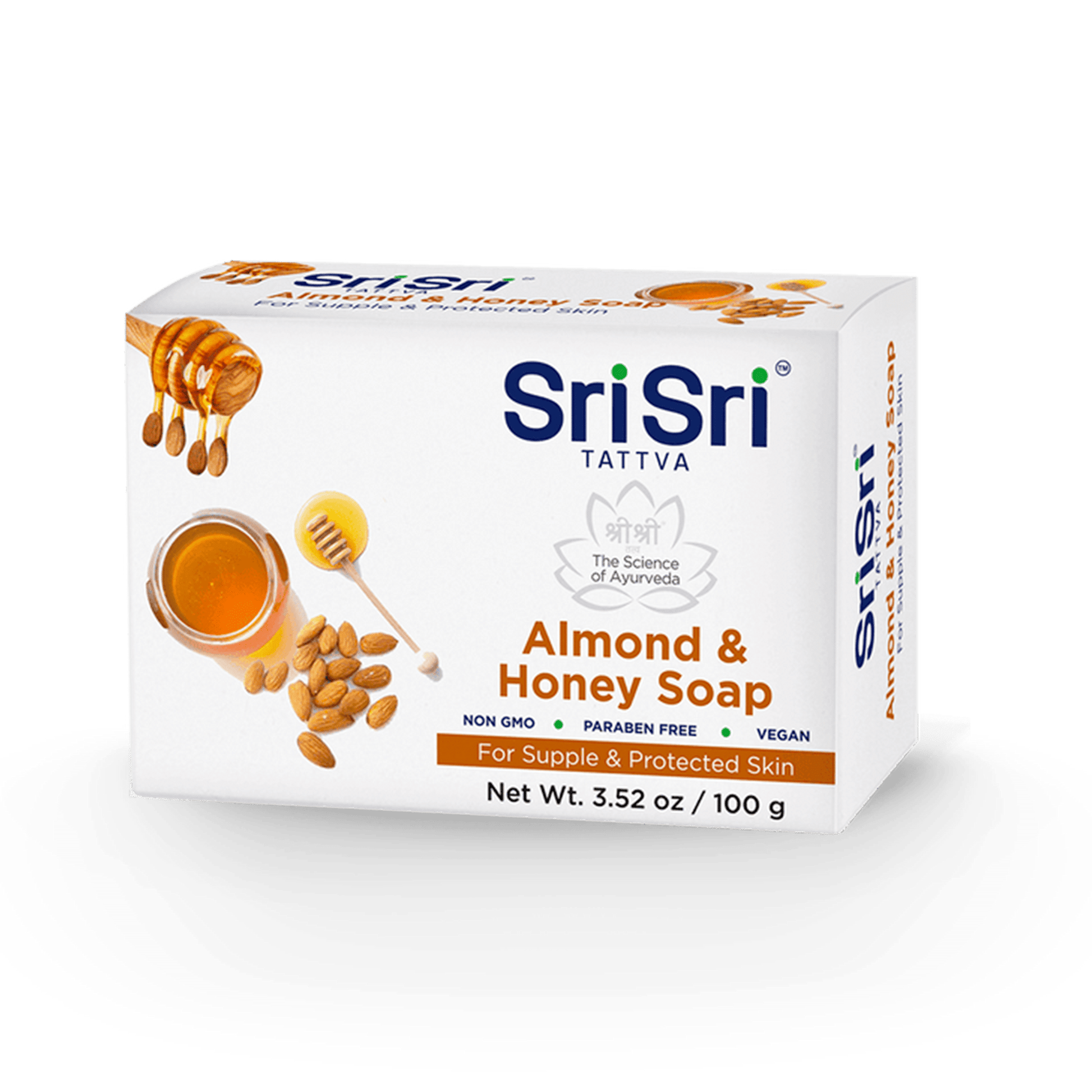Sri Sri Tattva Cosmetics Almond Honey Soap