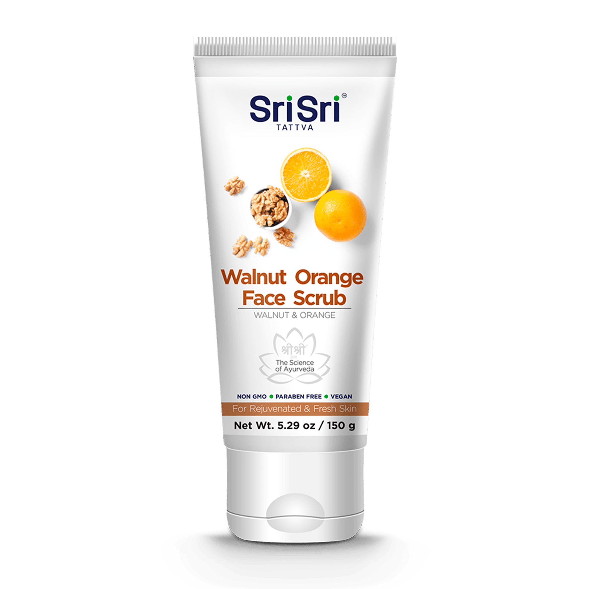 Sri Sri Tattva Cosmetics Walnut Orange Face Scrub