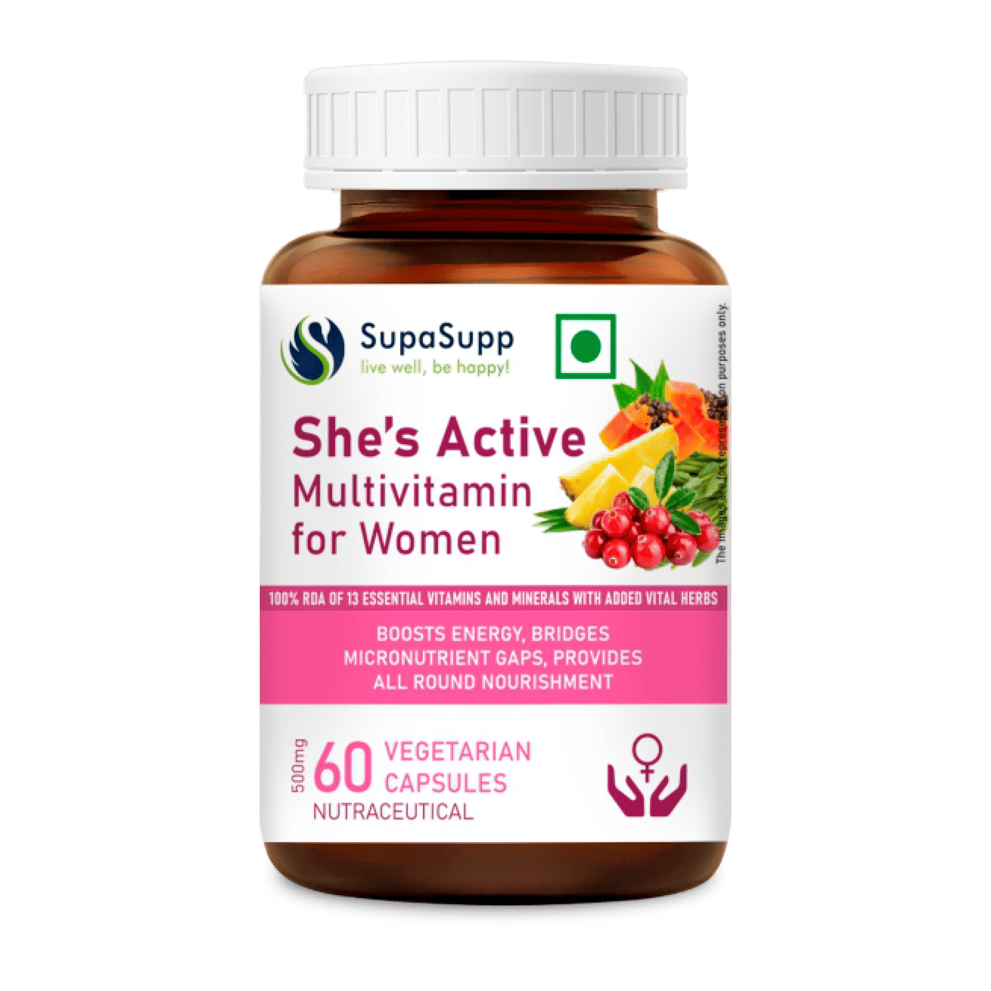 Sri Sri Tattva Herbs She’s Active Multi Vitamin For Women