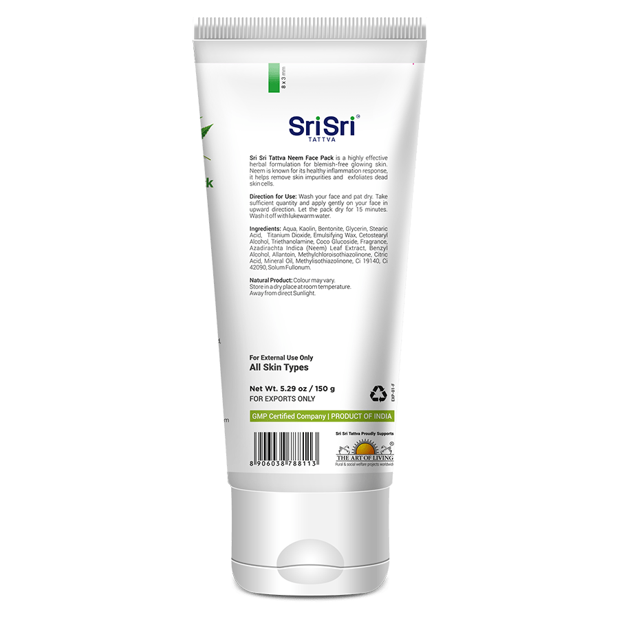 Sri Sri Tattva Cosmetics Neem Face Pack