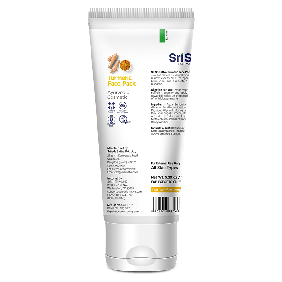 Sri Sri Tattva Cosmetics Turmeric Face Pack