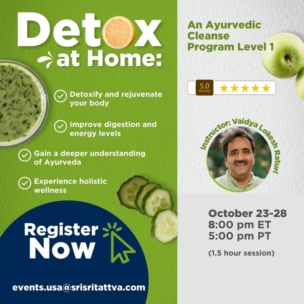 Detox at Home: An Ayurvedic Cleanse Program Level 1