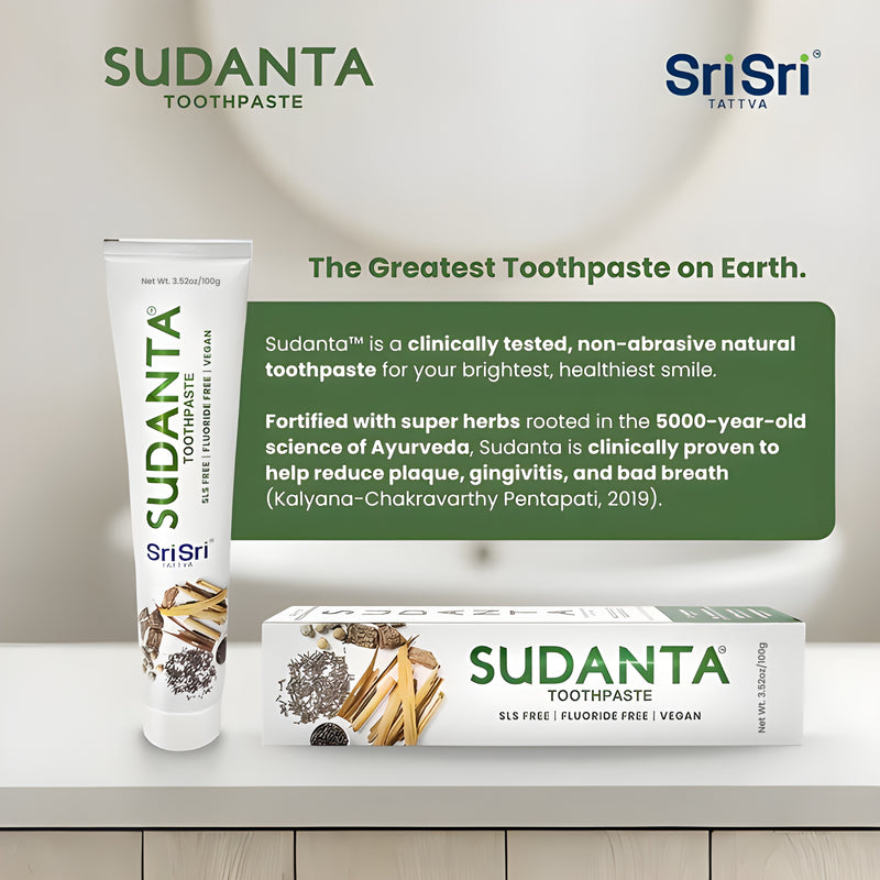 Sudanta Toothpaste - Ayurvedic Oral Care