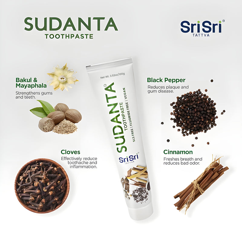 Sudanta Toothpaste - Ayurvedic Oral Care
