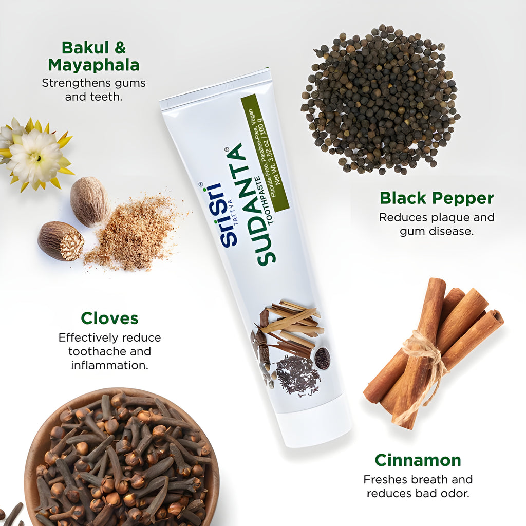 Sudanta Toothpaste - Ayurvedic Oral Care