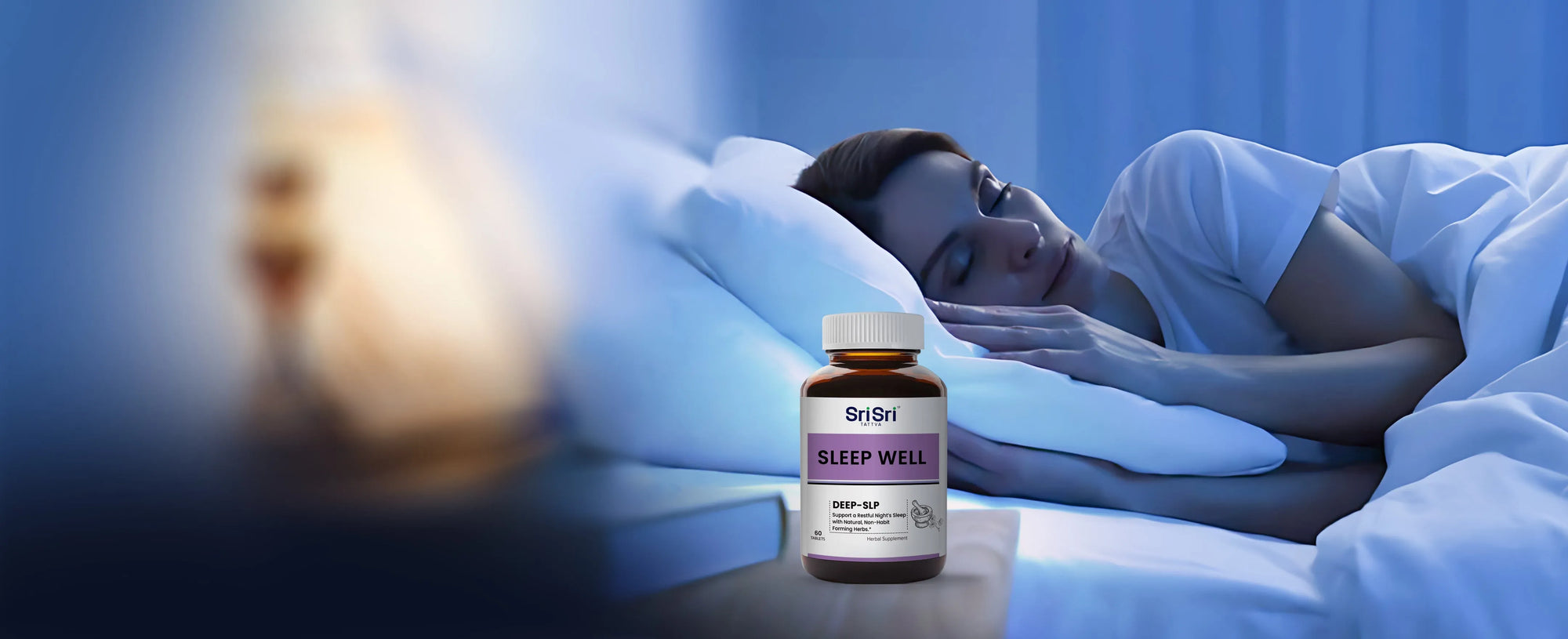 Deep Sleep herbal supplement by Sri Sri Tattva - Ayurvedic herbs for restful sleep