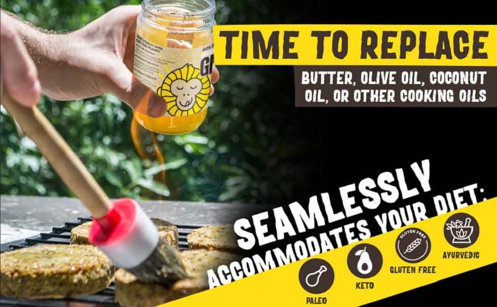 Sri Sri Tattva 8 Oz Golden Monkey Ghee - Pack of 2