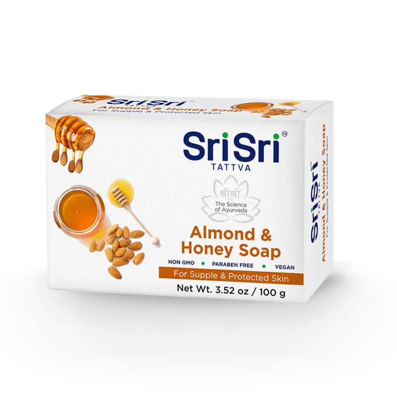 Sri Sri Tattva Cosmetics Almond Honey Soap