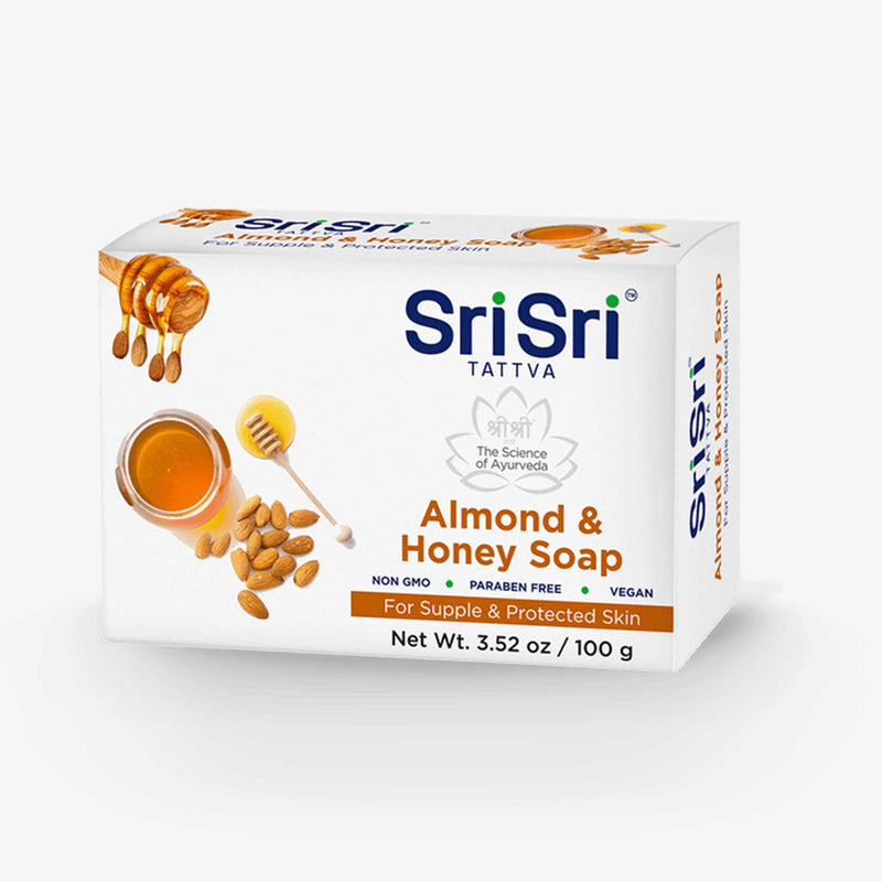 Sri Sri Tattva Cosmetics Almond Honey Soap