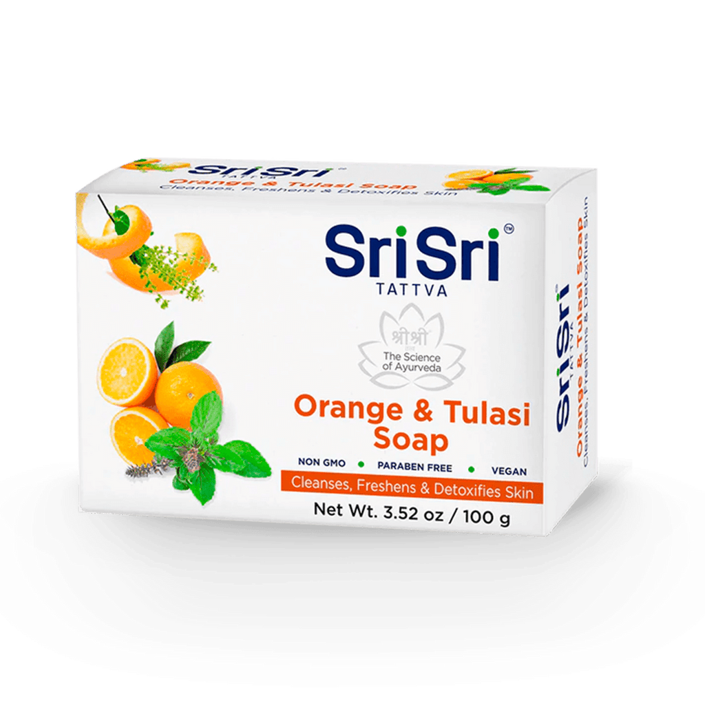 Sri Sri Tattva Cosmetics Orange and Tulasi Soap