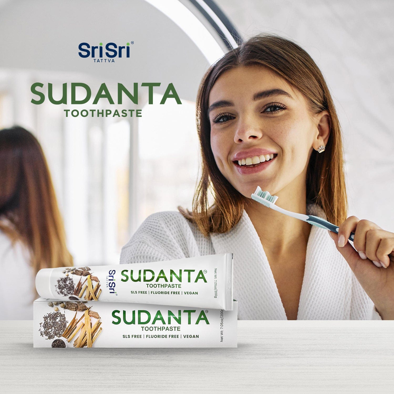 Sri Sri Tattva Cosmetics Sudanta Toothpaste - Ayurvedic Oral Care