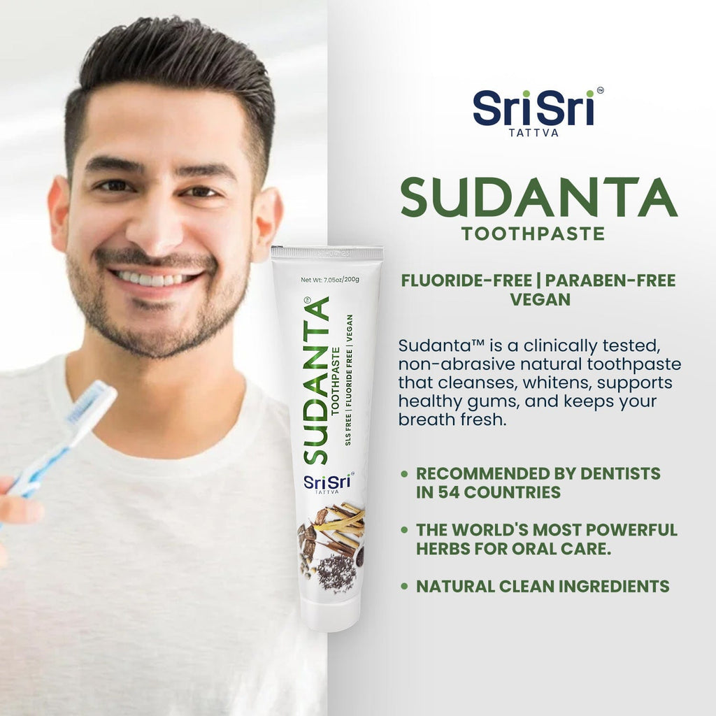 Sri Sri Tattva Cosmetics Sudanta Toothpaste - Ayurvedic Oral Care