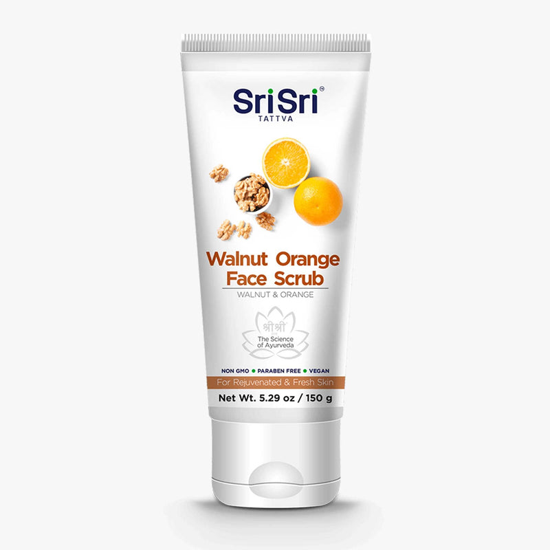 Sri Sri Tattva Cosmetics Walnut Orange Face Scrub