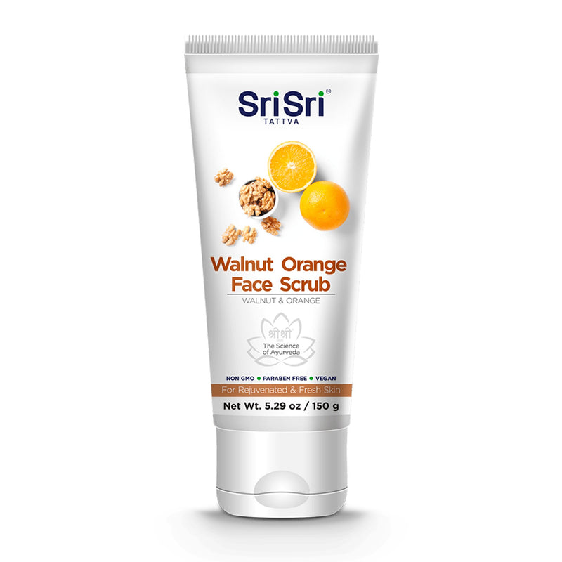 Sri Sri Tattva Cosmetics Walnut Orange Face Scrub