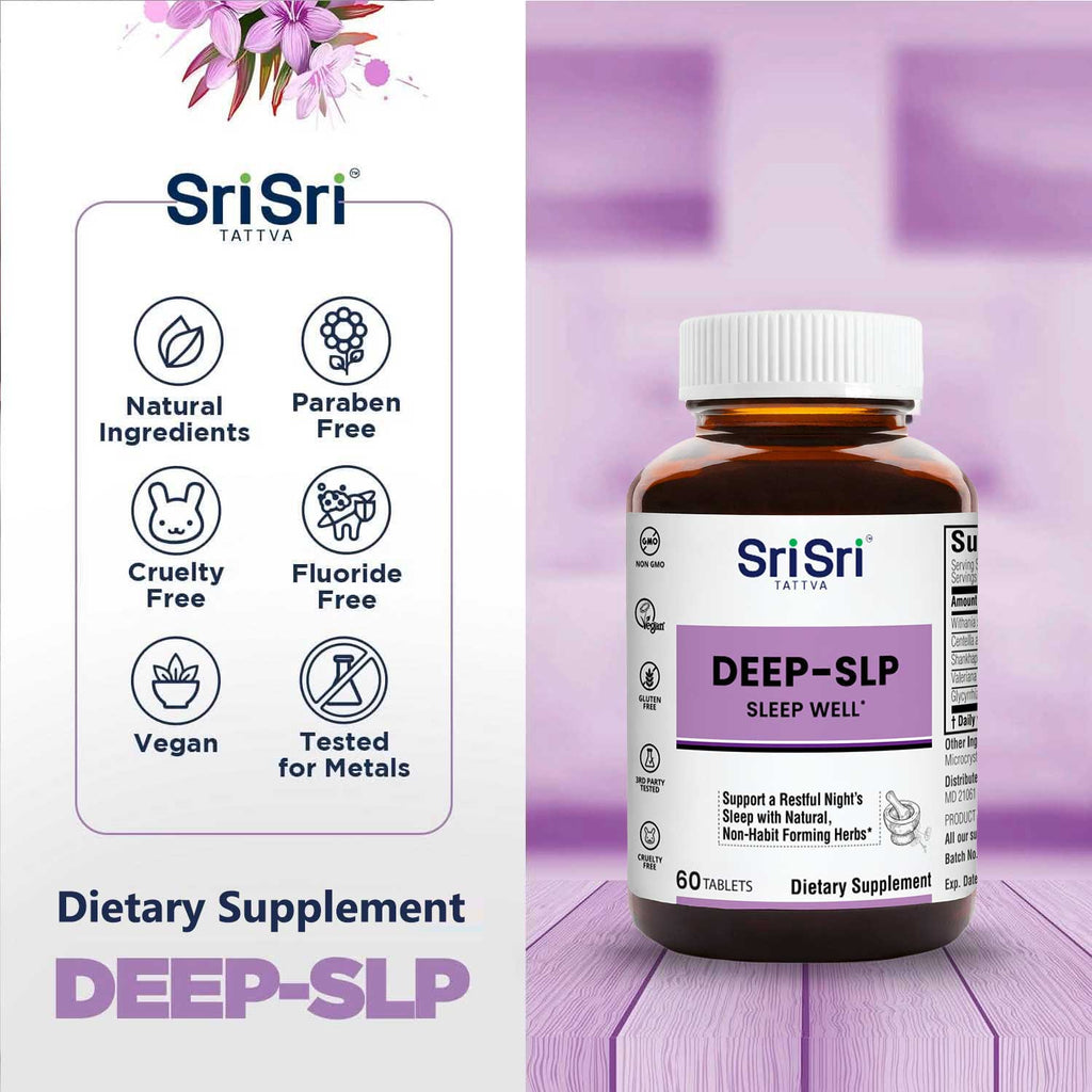 Sri Sri Tattva Herbs 60 tab Deep-SLP - Sleep Well