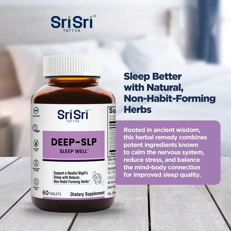 Sri Sri Tattva Herbs 60 tab Deep-SLP - Sleep Well