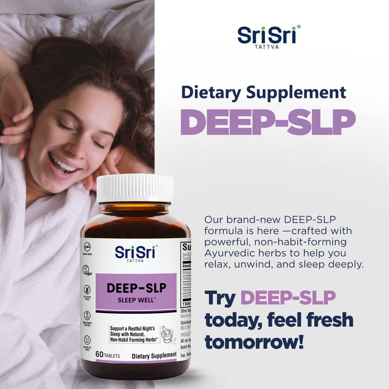 Sri Sri Tattva Herbs 60 tab Deep-SLP - Sleep Well