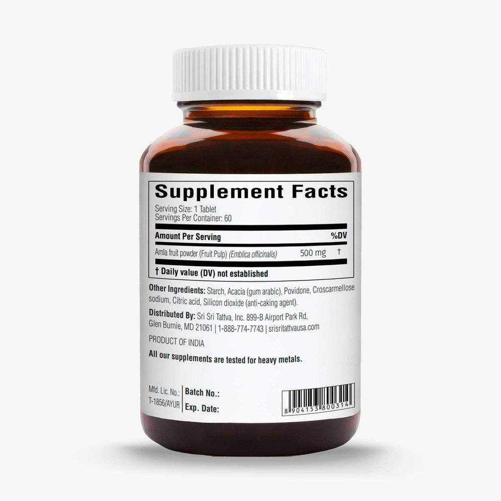 Sri Sri Tattva Herbs Amla - Immunity, Detox & Rejuvenation