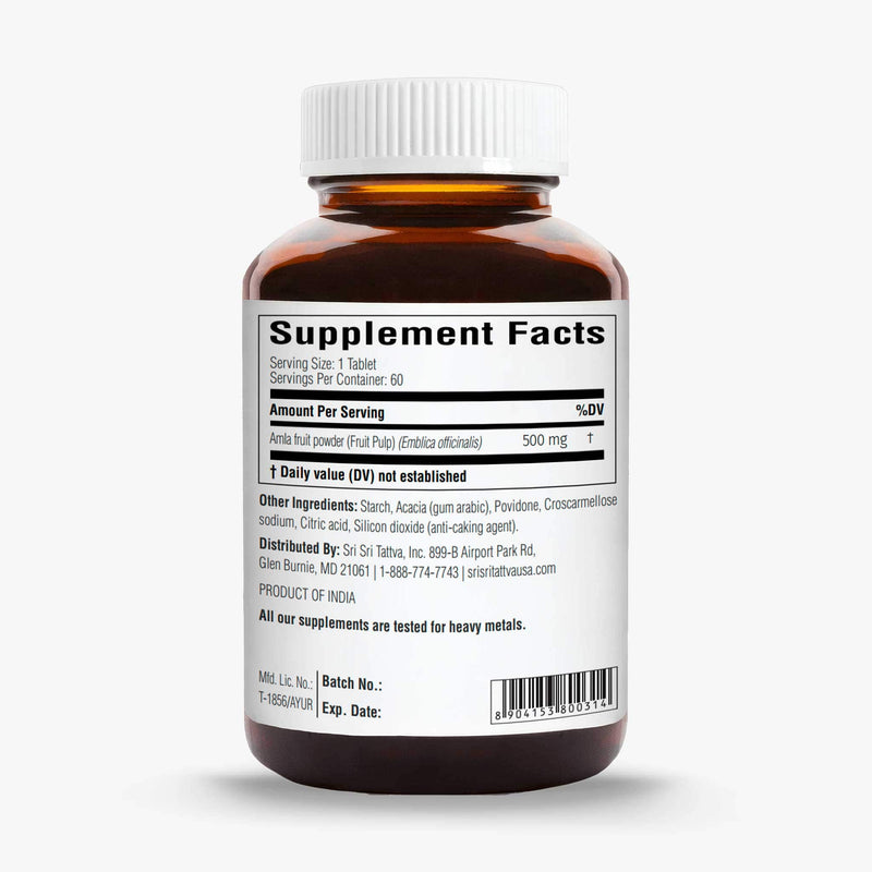 Sri Sri Tattva Herbs Amla - Immunity, Detox & Rejuvenation