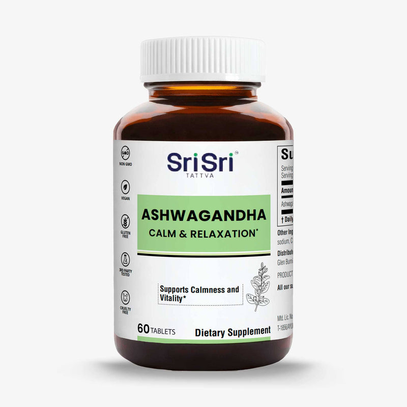 Sri Sri Tattva Herbs Ashwagandha - Calming Stress Relief