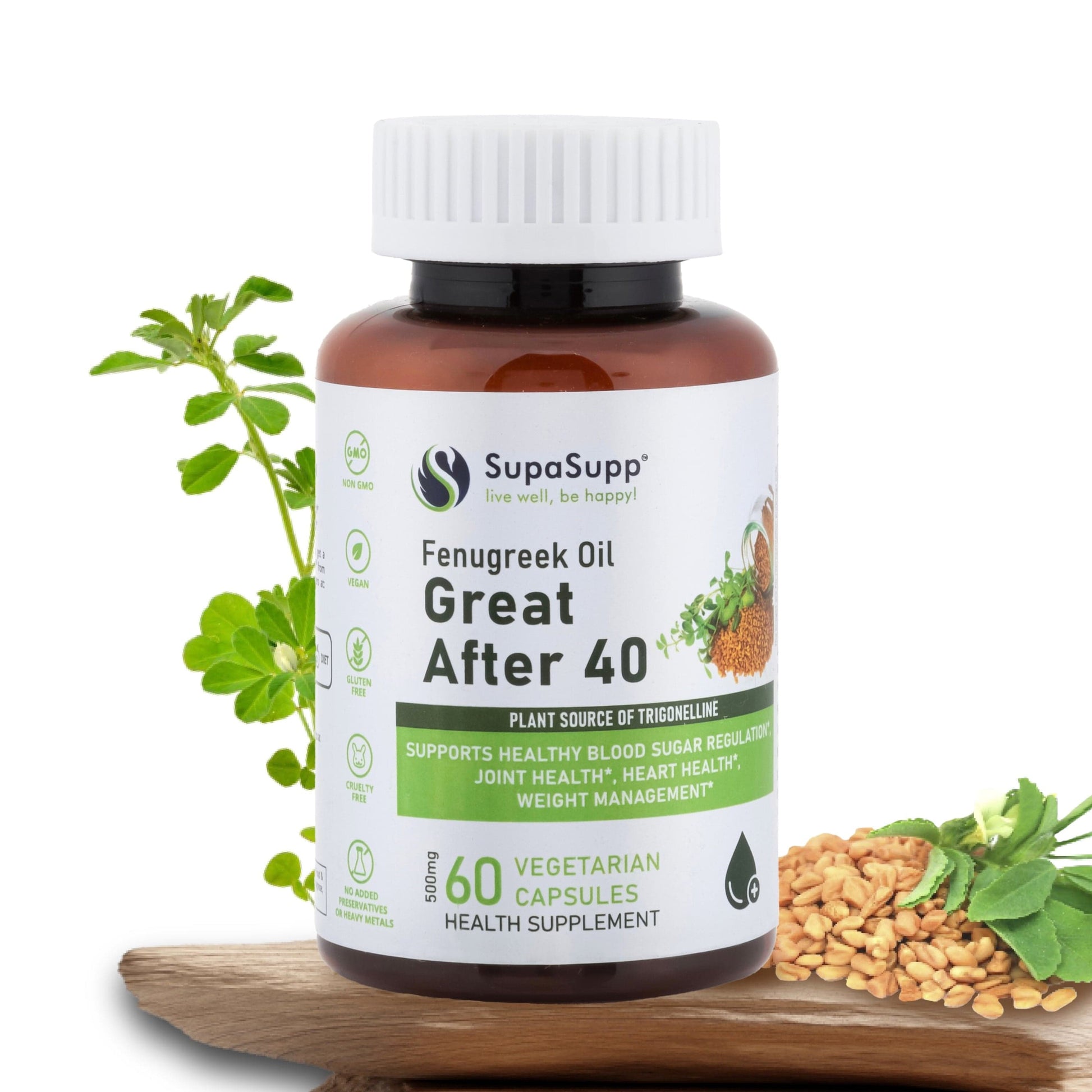 Sri Sri Tattva Herbs Great After 40 Fenugreek Oil Capsules