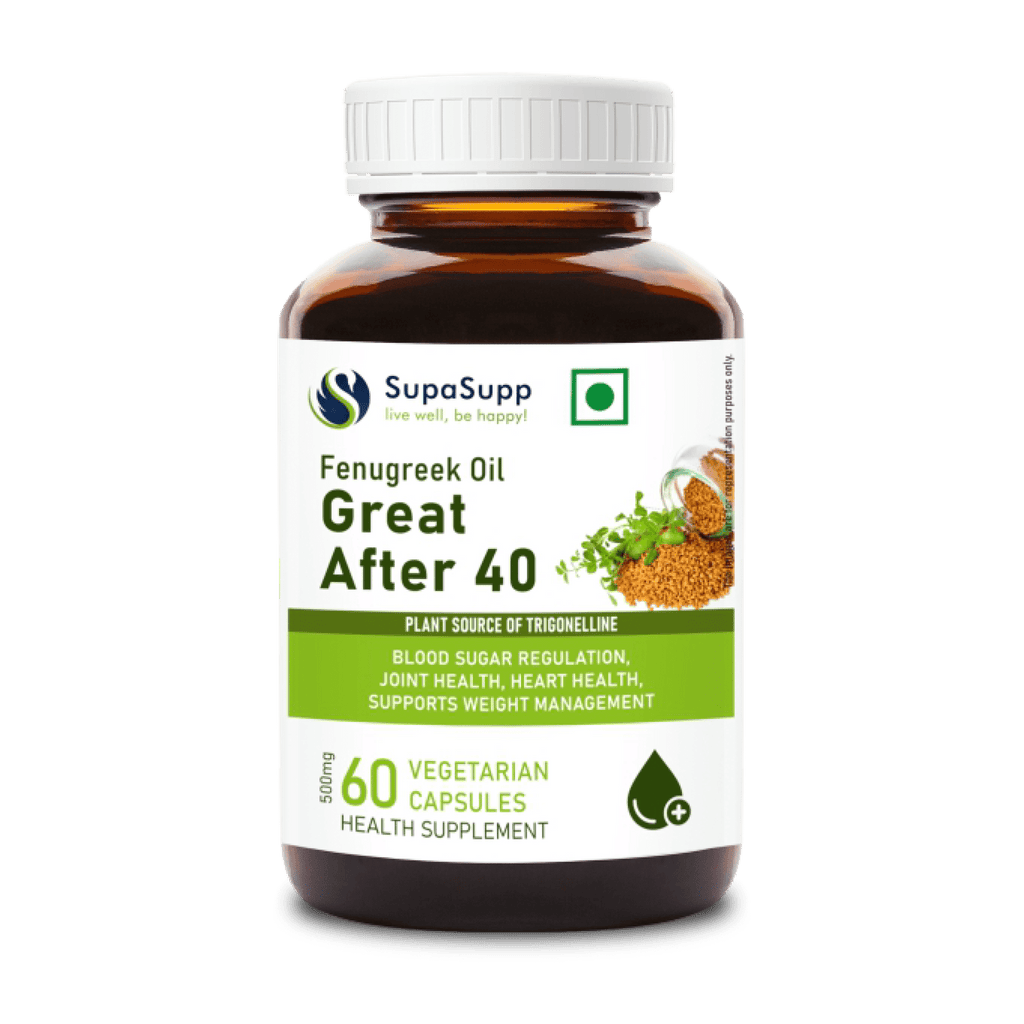 Sri Sri Tattva Herbs Great After 40 Fenugreek Oil Capsules