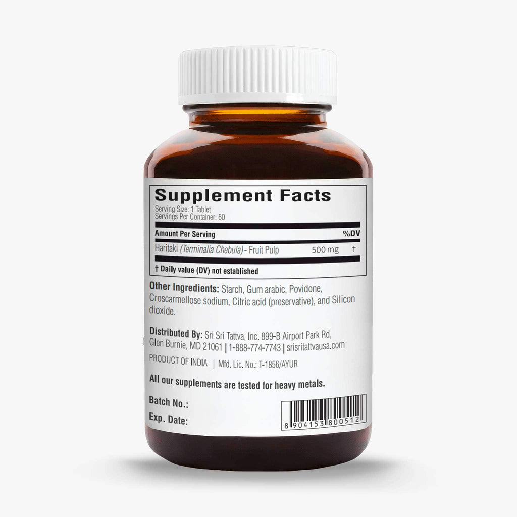 Sri Sri Tattva Herbs Harithaki – Digestive & Detox Support