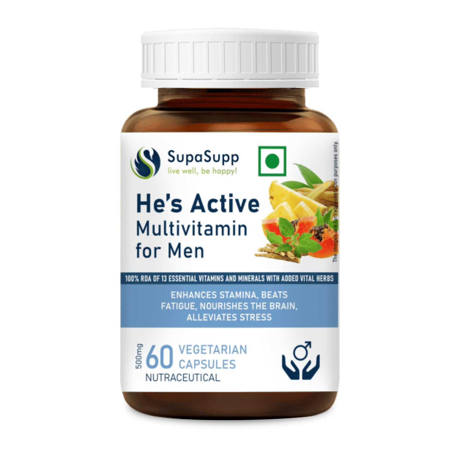 Sri Sri Tattva Herbs He’s Active Multi Vitamin for Men