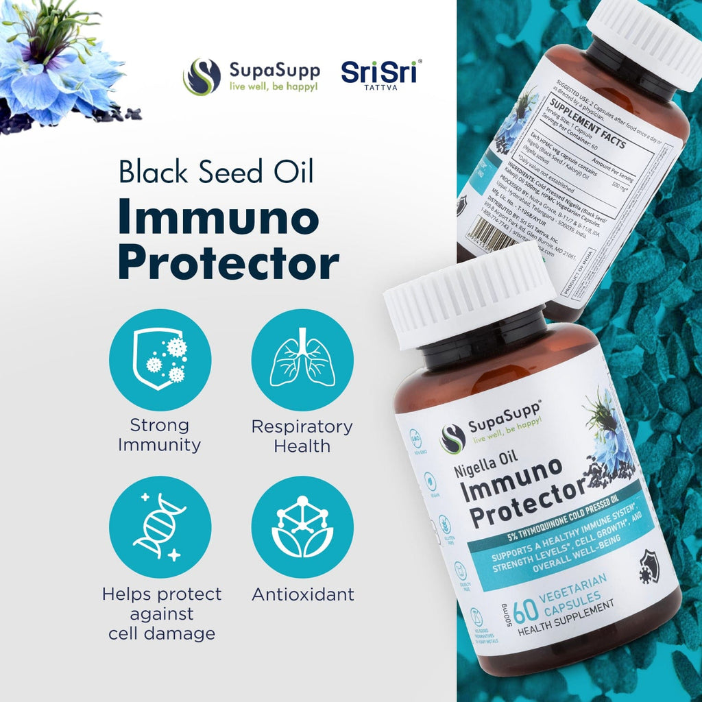 Sri Sri Tattva Herbs Immuno Protector Nigella Oil Cap