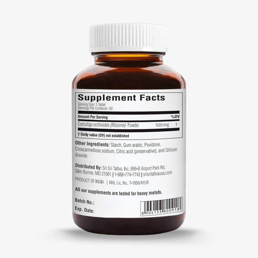 Sri Sri Tattva Herbs Kali Musli - Vitality & Vigor