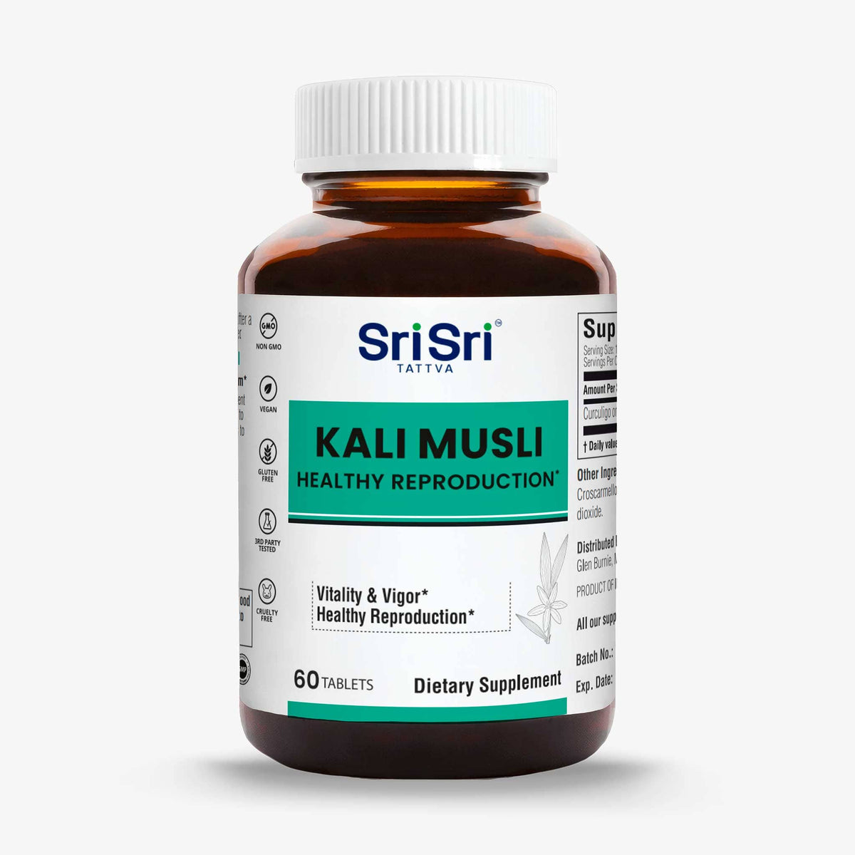 Sri Sri Tattva Herbs Kali Musli - Vitality & Vigor