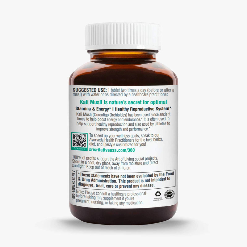 Sri Sri Tattva Herbs Kali Musli - Vitality & Vigor