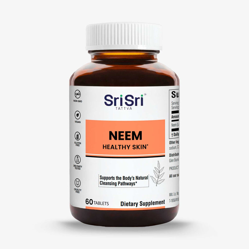 Sri Sri Tattva Herbs Neem – Skin, Detox & Liver Support