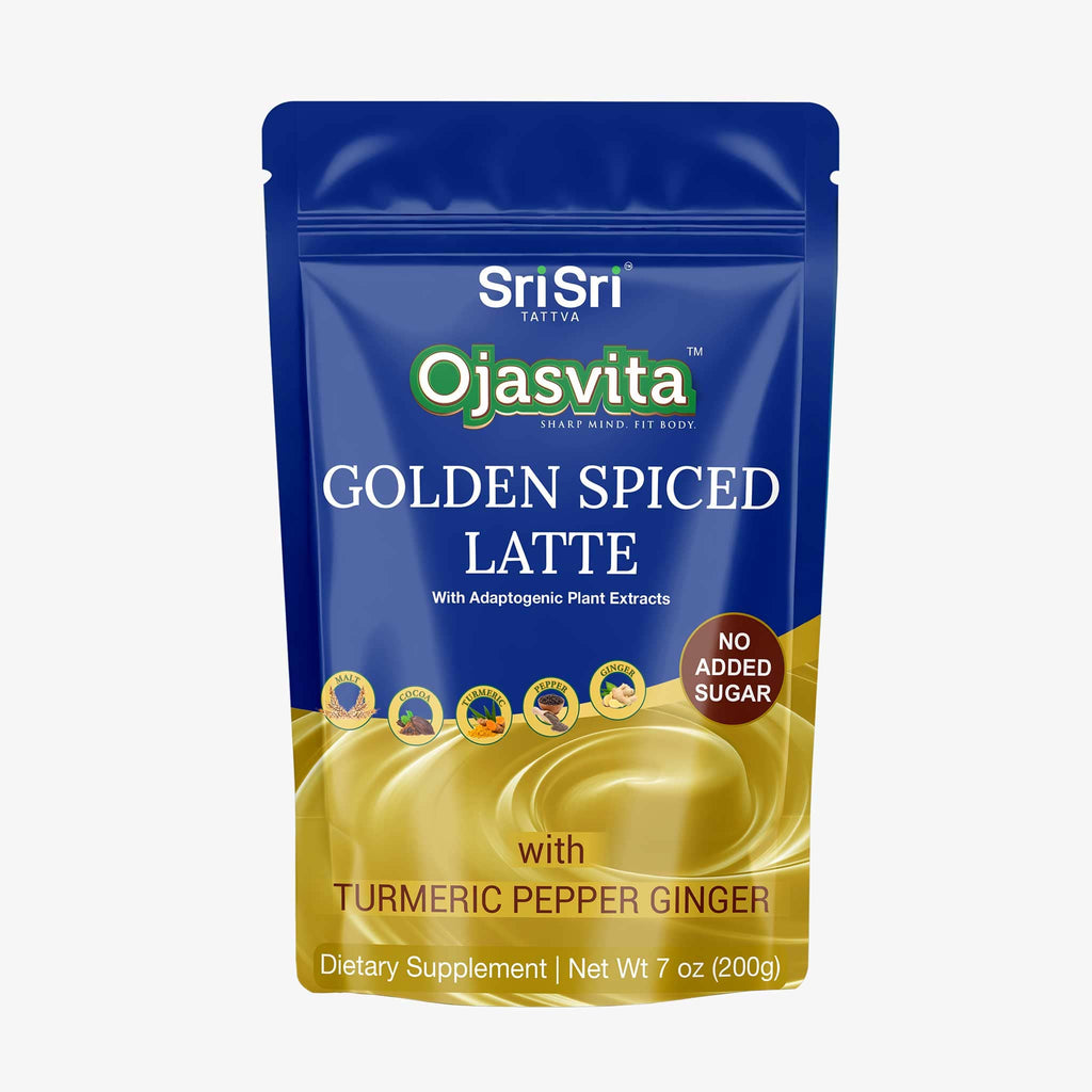 Sri Sri Tattva Herbs Ojasvita Herbal Health Drink - Golden Spiced Latte
