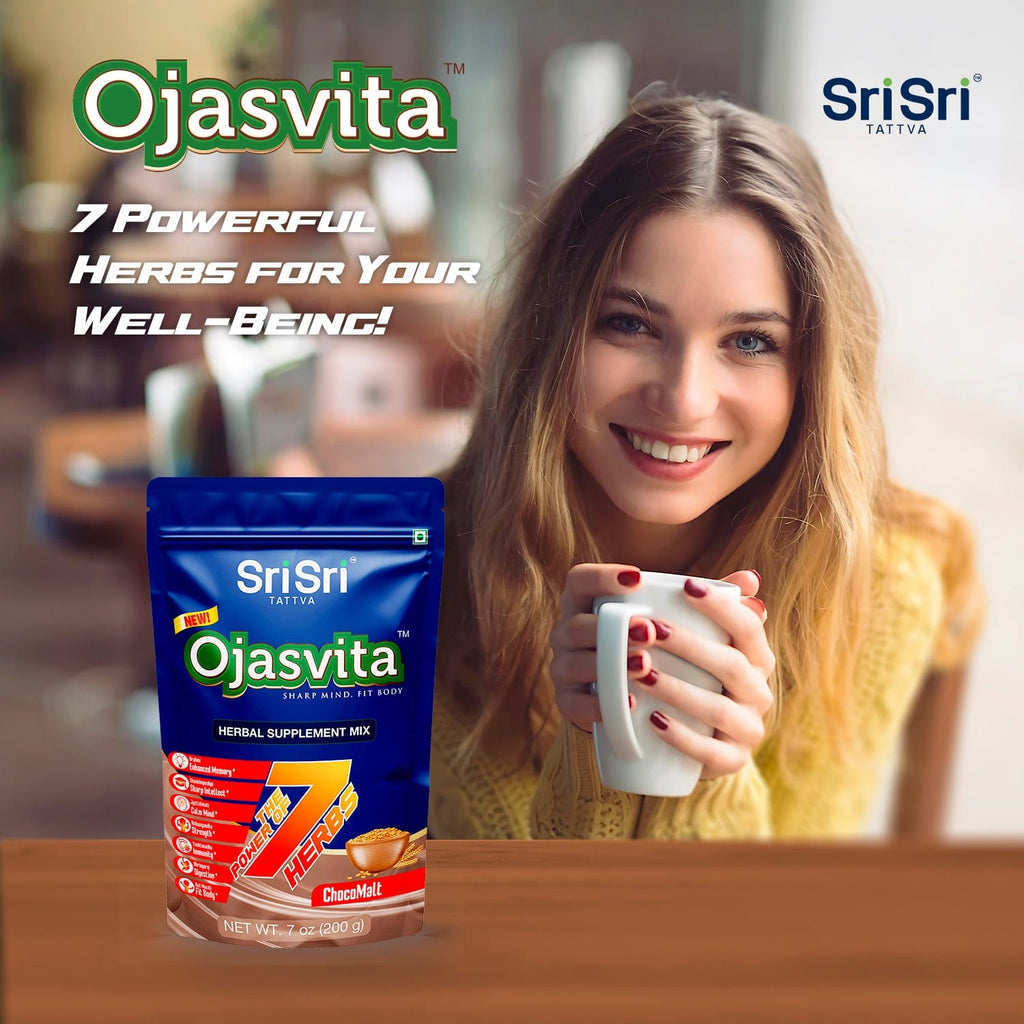 Sri Sri Tattva Herbs Ojasvita Herbal Health Drink - Malt