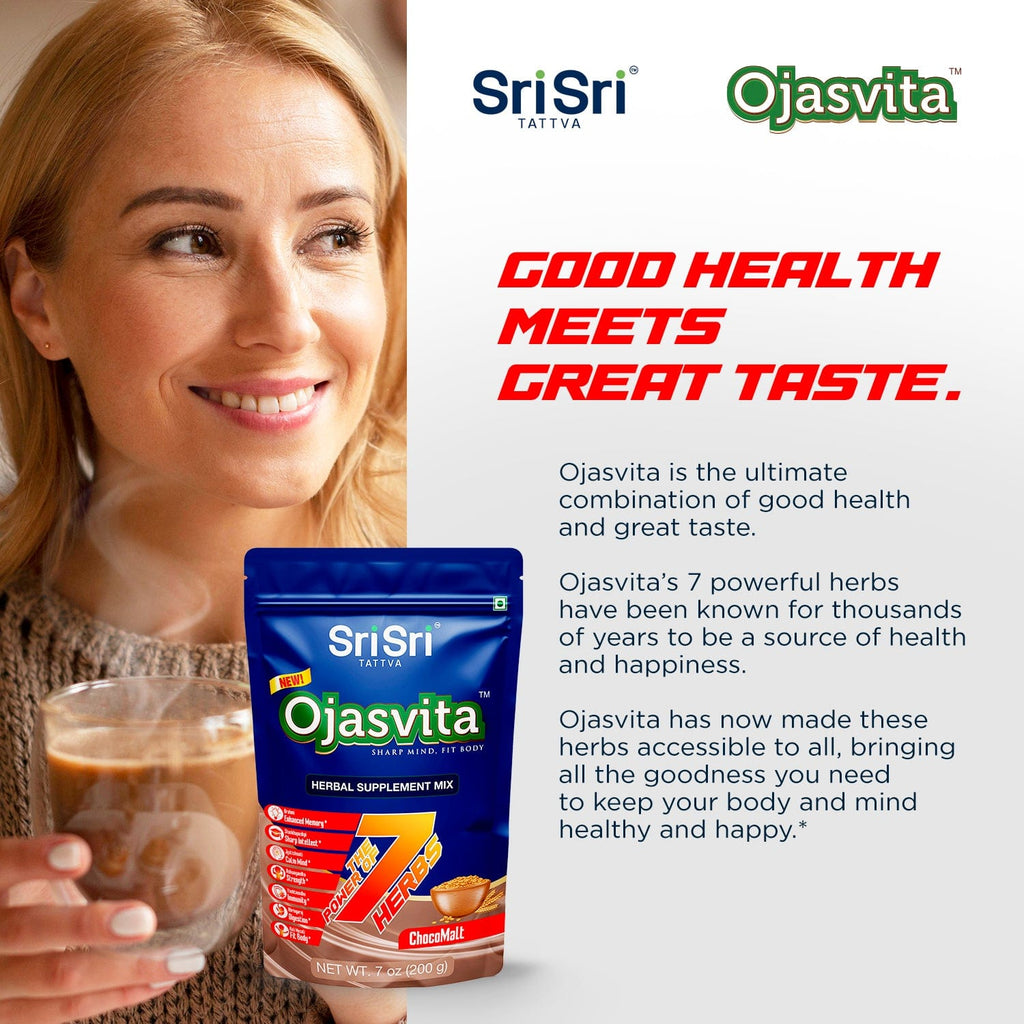 Sri Sri Tattva Herbs Ojasvita Herbal Health Drink - Malt