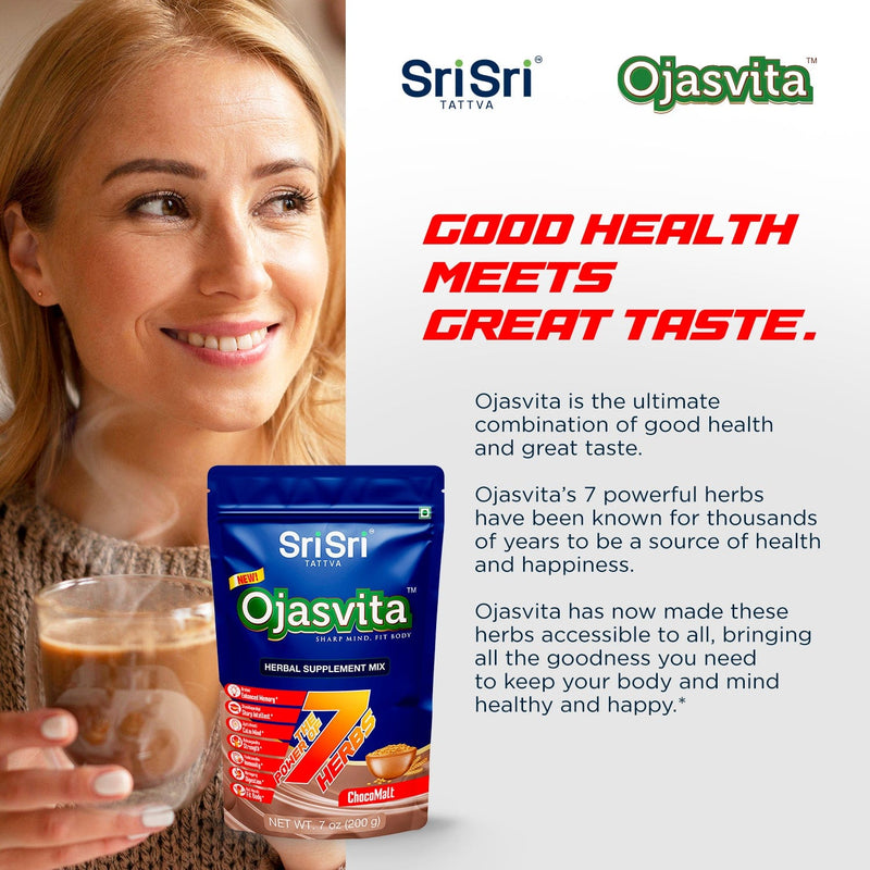 Sri Sri Tattva Herbs Ojasvita Herbal Health Drink - Malt