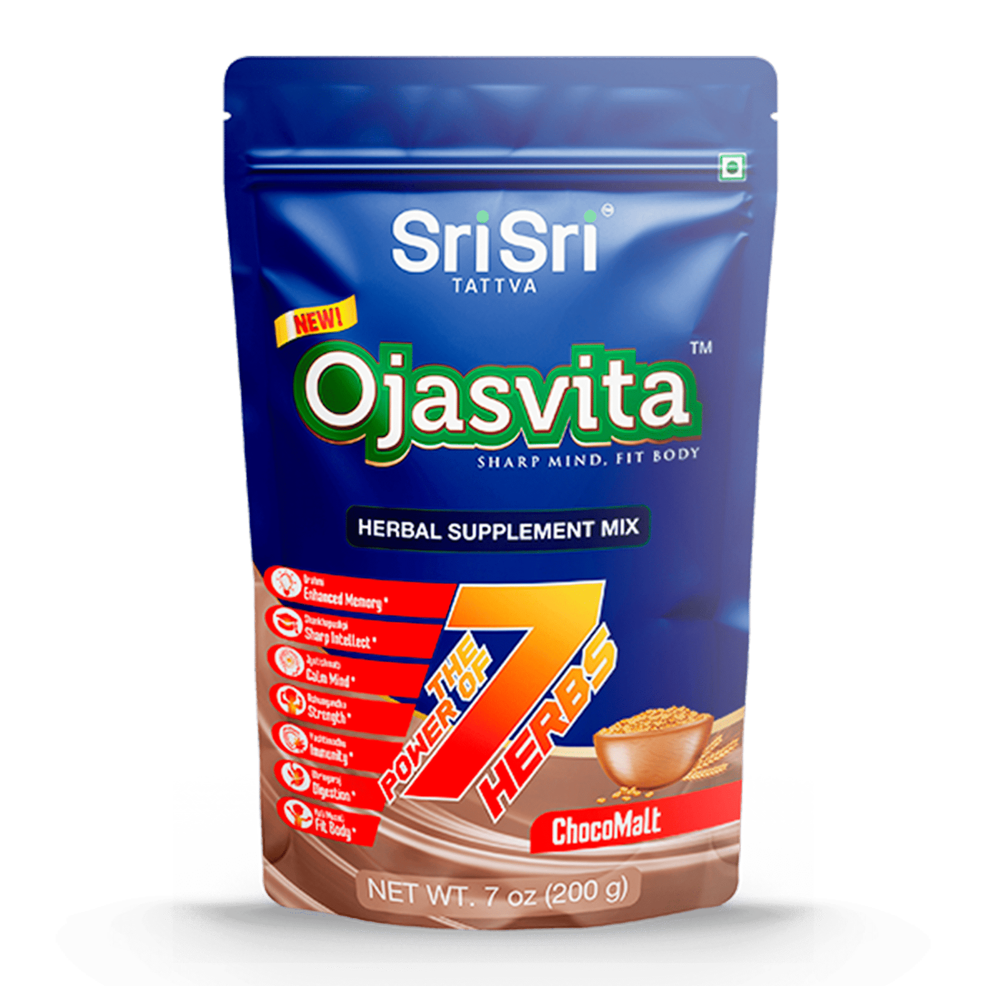 Sri Sri Tattva Herbs Ojasvita Herbal Health Drink - Malt