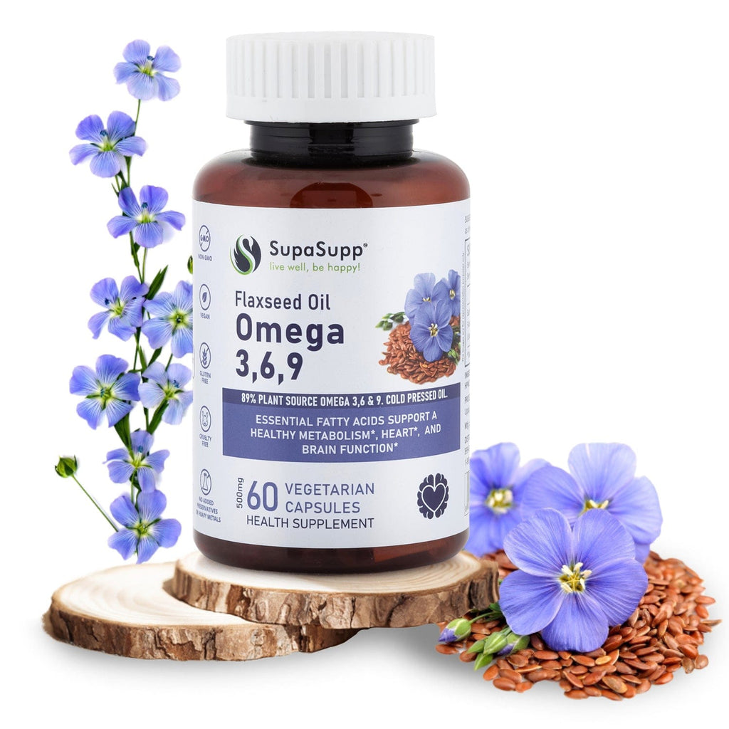 Sri Sri Tattva Herbs Omega 3,6,9 Flaxseed Oil Cap