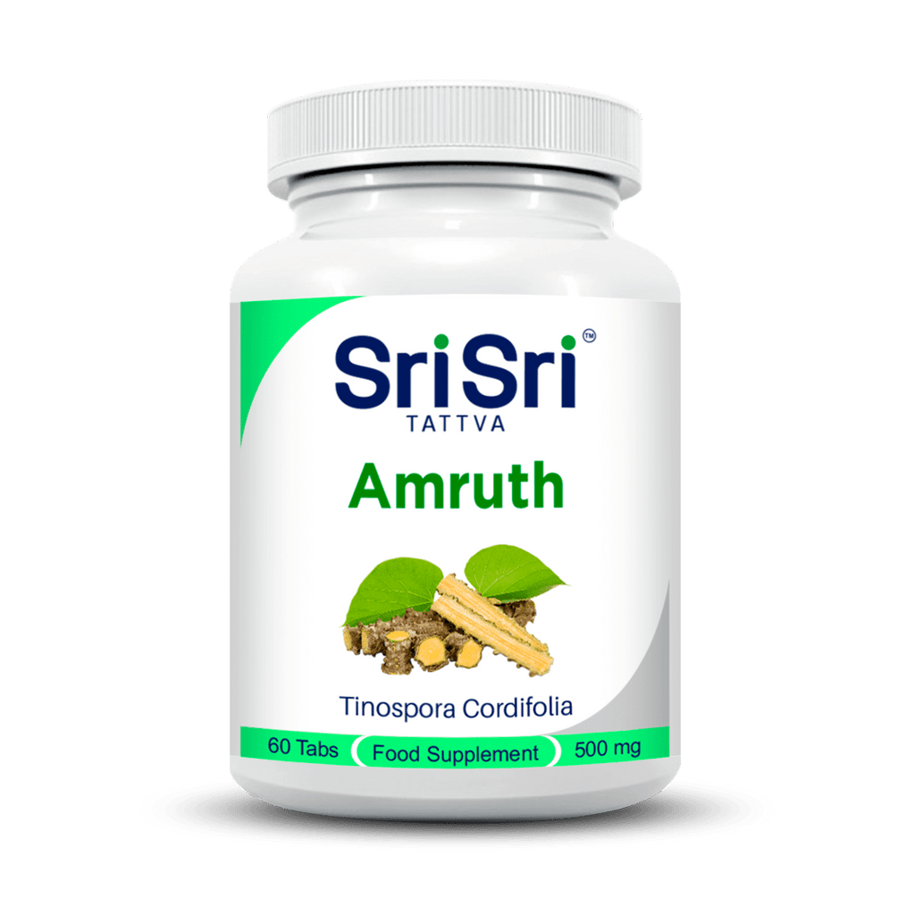 Sri Sri Tattva Herbs Regular 60 Amruth (Guduchi/Giloy) - Immunity Support