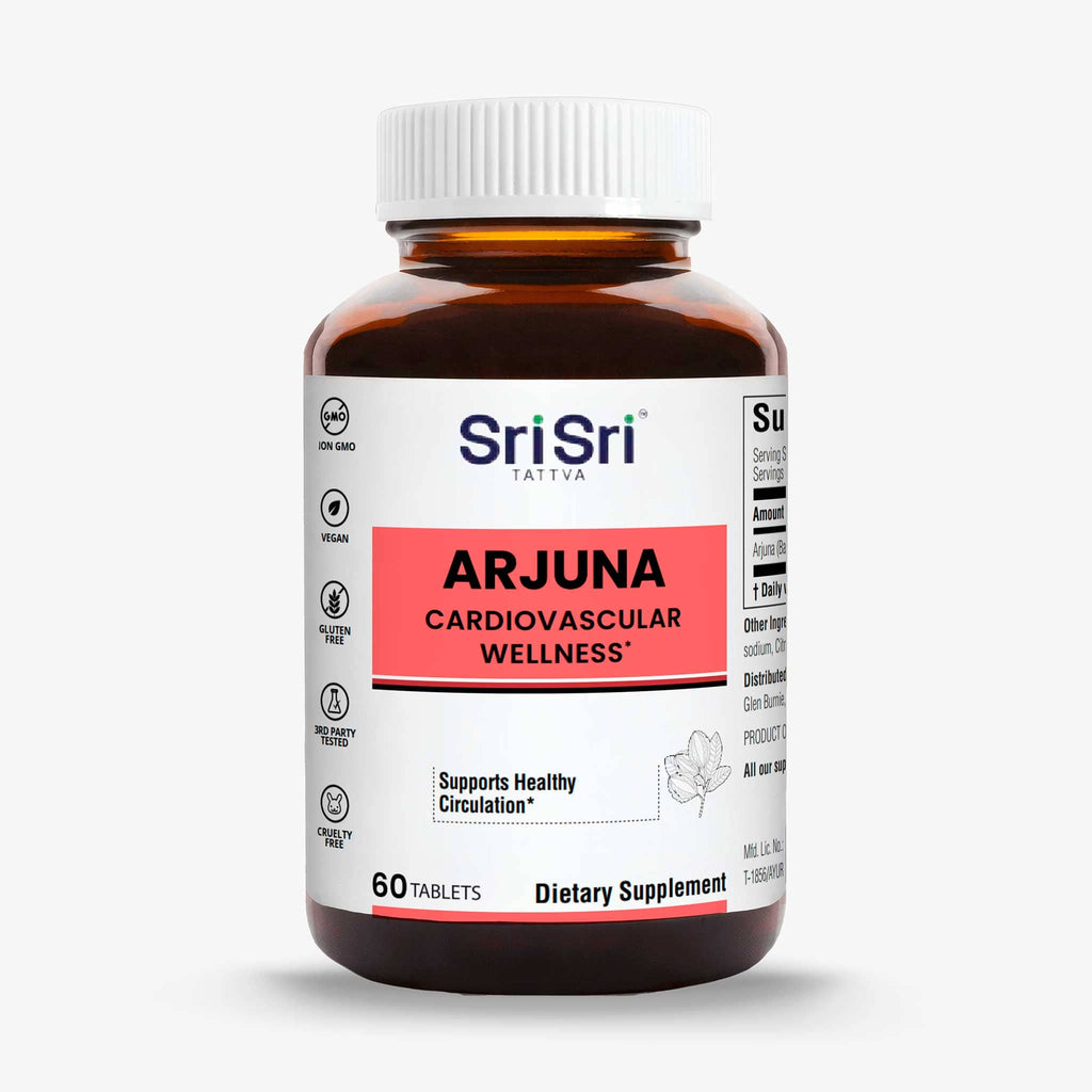 Sri Sri Tattva Herbs Regular 60 Arjuna – Heart & Circulatory Support