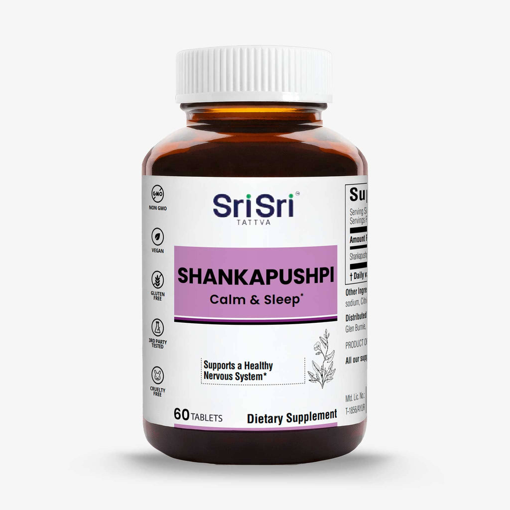 Sri Sri Tattva Herbs Shankapushpi - Mind & Sleep