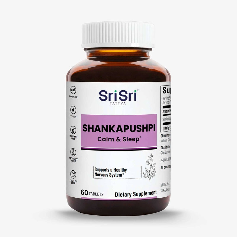 Sri Sri Tattva Herbs Shankapushpi - Mind & Sleep
