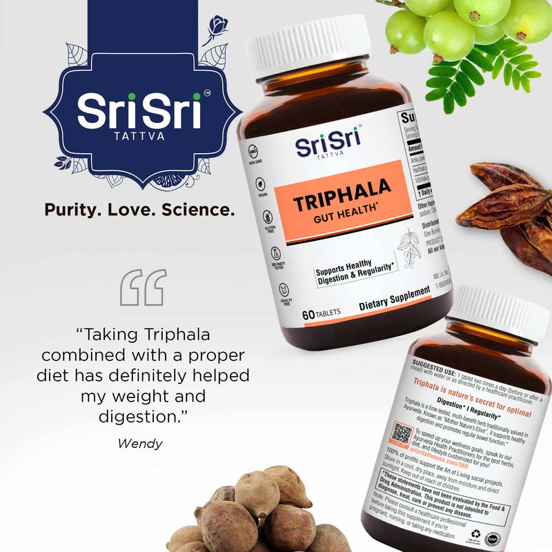 Sri Sri Tattva Herbs Triphala - Gut Health & Digestion