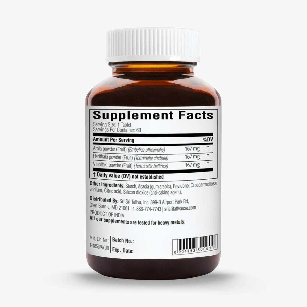 Sri Sri Tattva Herbs Triphala - Gut Health & Digestion
