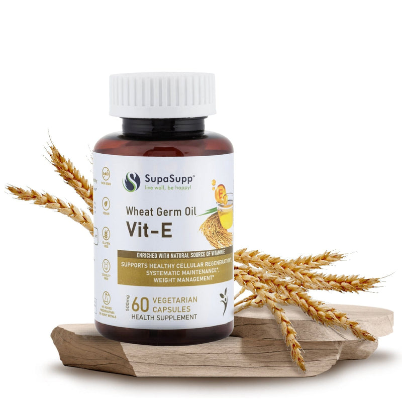 Sri Sri Tattva Herbs Vitamin E- Wheat Germ Oil Capsules