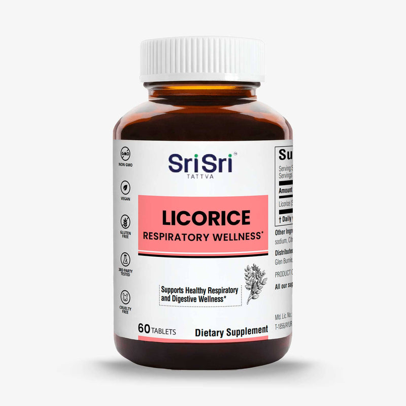 Sri Sri Tattva Herbs Yashtimadhu (Licorice) - Mind & Digestion