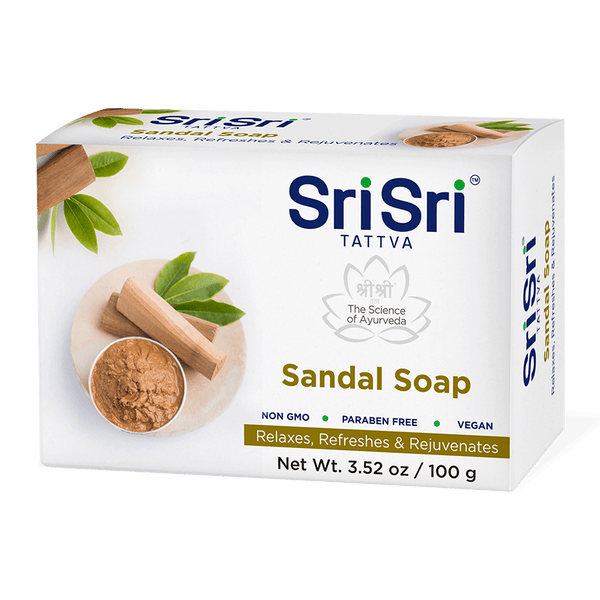 Sri Sri Tattva Sandalwood Soap Navratri Special Gift Box