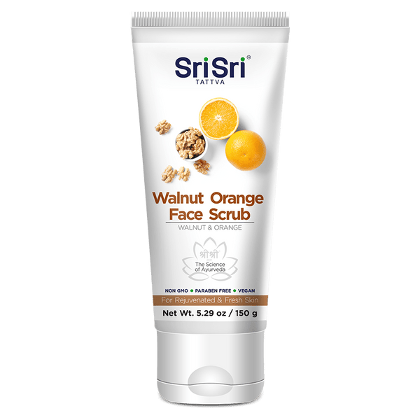 Sri Sri Tattva Walnut Orange Face Scrub Navratri Special Gift Box