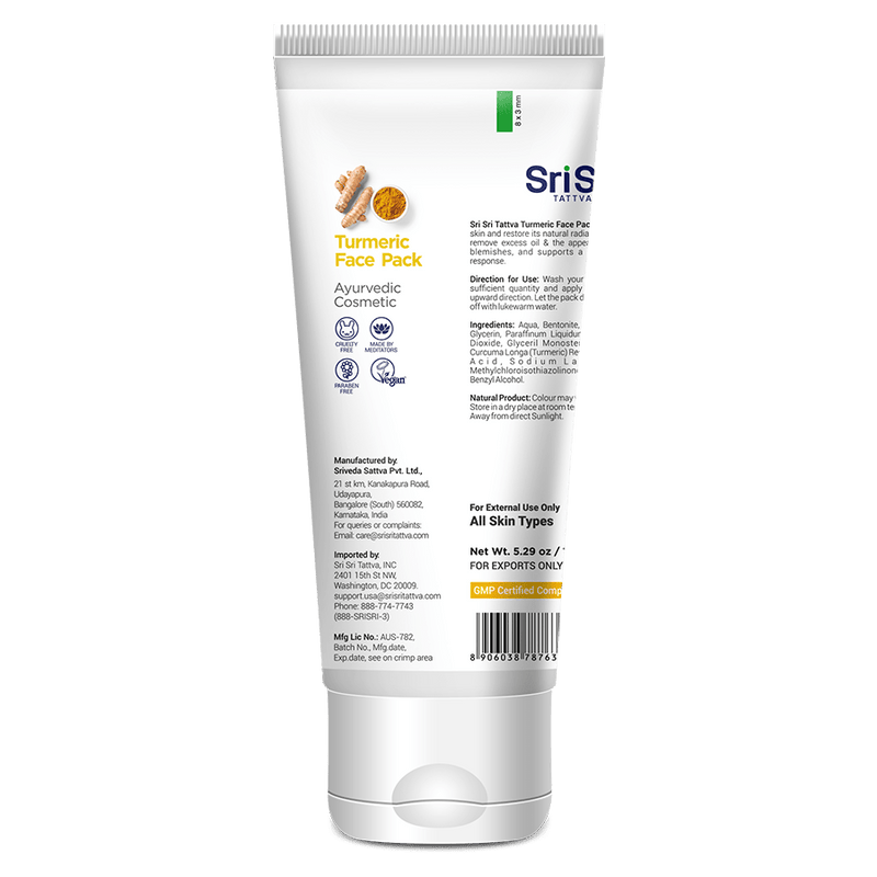 Sri Sri Tattva Cosmetics Turmeric Face Pack